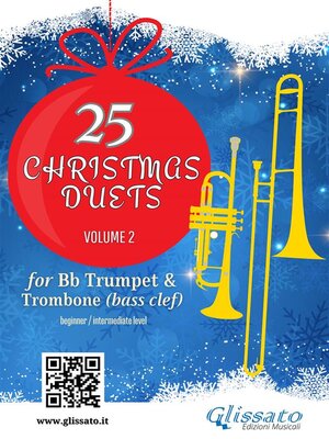 cover image of Trumpet and Trombone (b.c.)--25 Christmas Duets volume 2